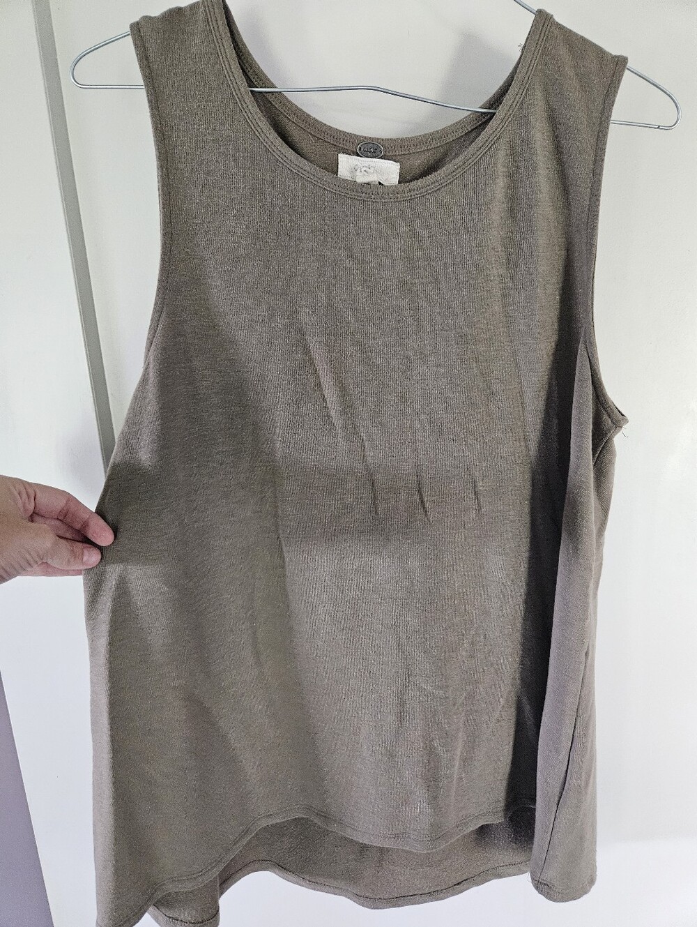 Cupio Oversized Sleeveless Tunic Tank Top